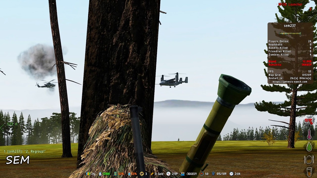 DayZ Epoch sem & neeko Arma 2 Genesis 21.09.2025
