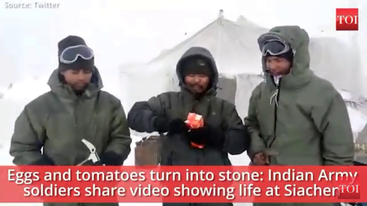 Lifestyle of soldiers in siachin glacier