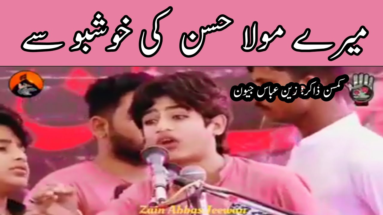 Zakir Zain Abbas Jeevan | Meray Mola  Hassan Ki khushboo Say Qasida 2019