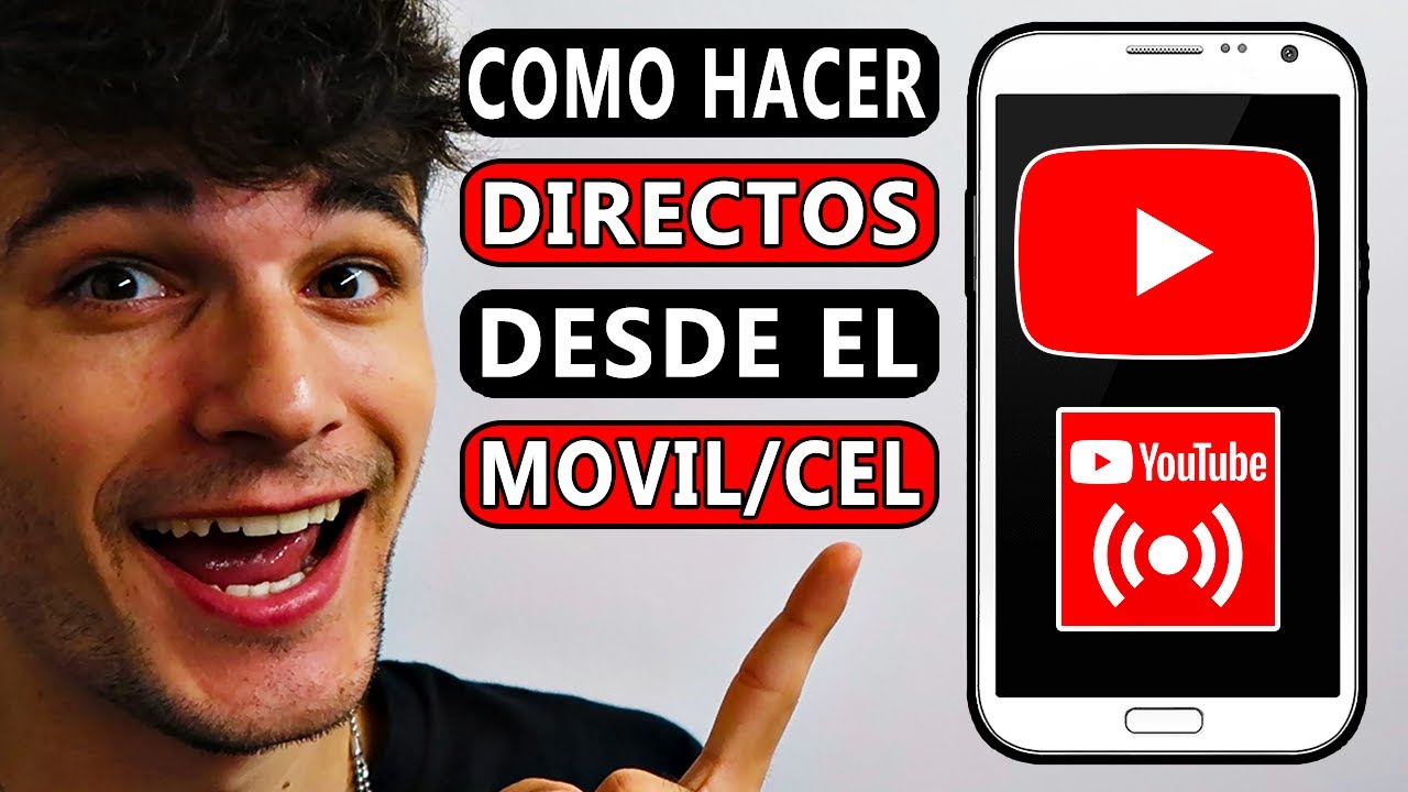✅ C&oacute;mo HACER un DIRECTO en YOUTUBE desde mi CELULAR 2024 📲 TRANSMITIR en vivo M&Oacute;VIL (IPhone/Android)