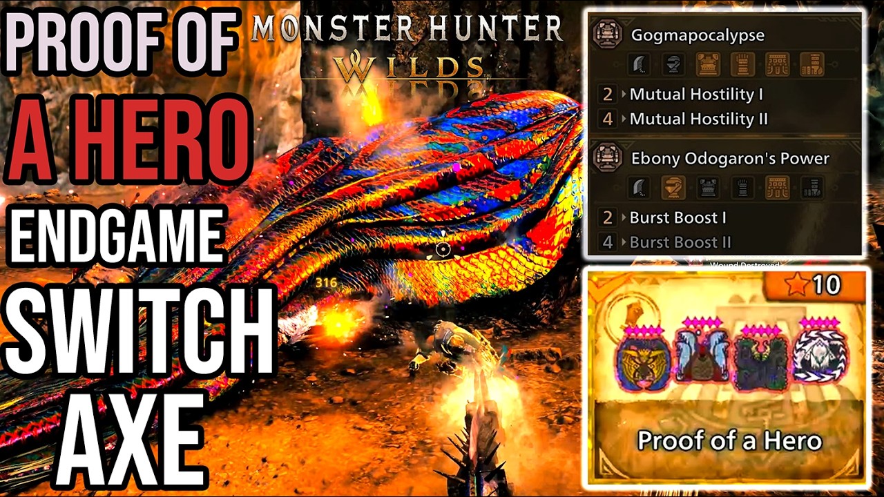 The Endgame Switch Axe Build for Proof of a Hero &ndash; Full Crafting & Reroll Guide (TU 4.5) | MH Wilds