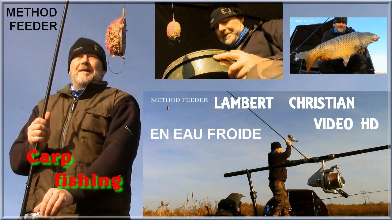Carp Fishing en Hiver   METHOD FEEDER   Avec Canne a Carpe    LAMBERT CHRISTIAN
