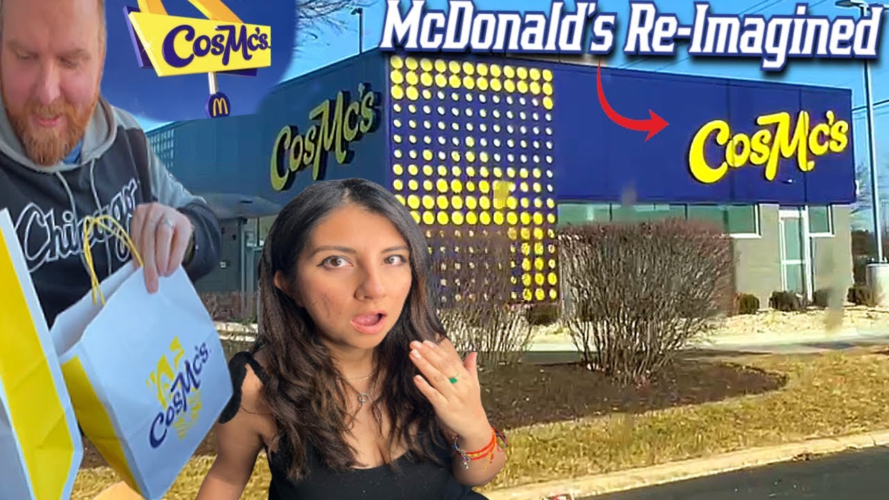 Eating at the Most UNIQUE McDonald's in the World! *NEW CosMc's