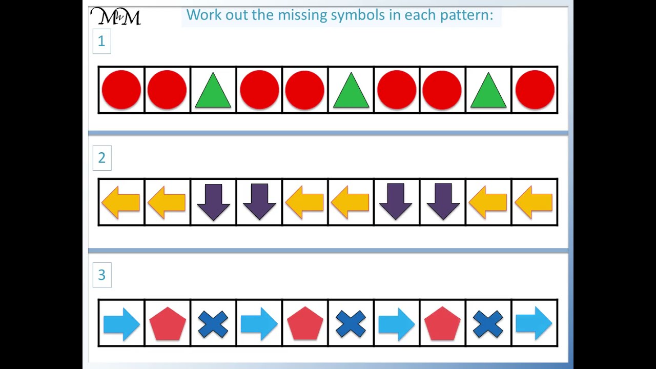 Patterns and Sequences of Shapes