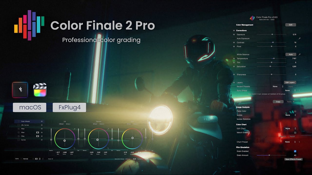 Color Finale 2 &mdash; professional color grading plugin for Final Cut Pro