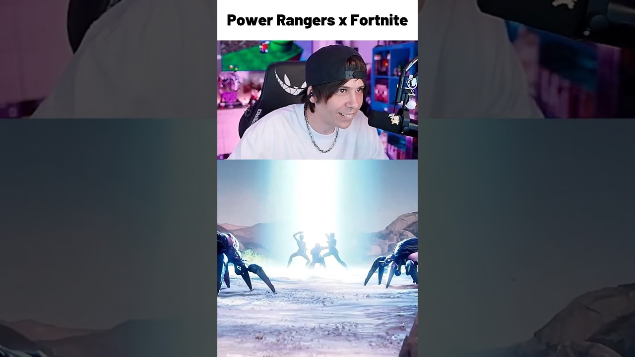 Rubius reacciona a Power Rangers x Fortnite 