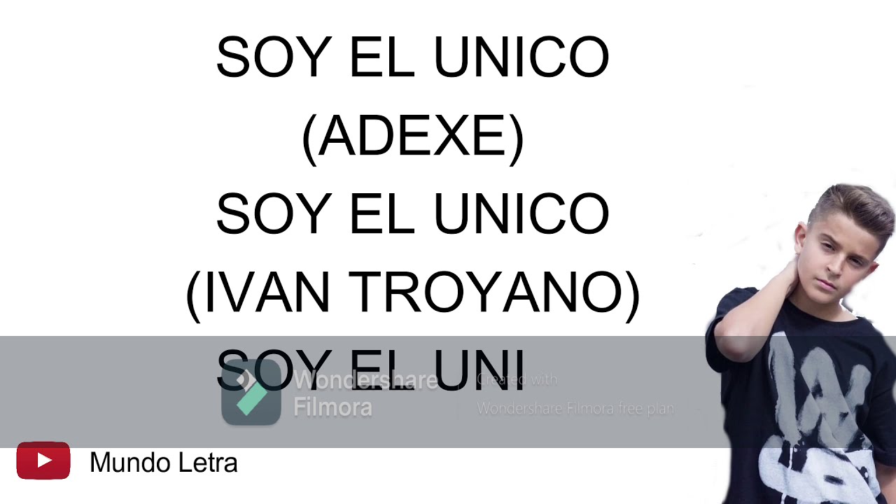 Adexe ft. Santos Real, Iván Troyano - Soy el Único (Letra) - Mundo Letra🎶
