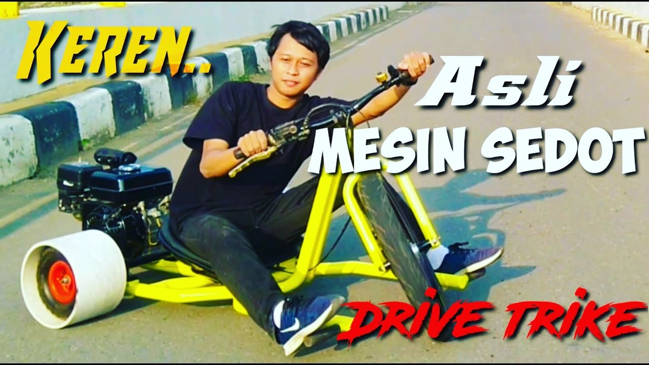 DRIFT TRIKE.. KEREN...!!! DARI MESIN SEDOT .  KOK BiSA...?????