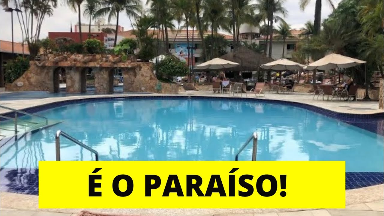 Privé Thermas Hotel em Caldas Novas - Como é? Tour por dentro do hotel, quarto, refeições e piscinas