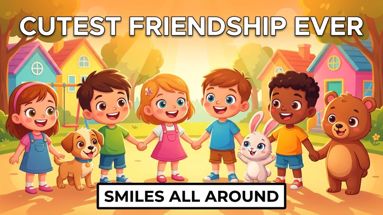 “Little Helpers Town 🏘️ | Kids Cartoon Story About Helping Others | Fun & Learning”