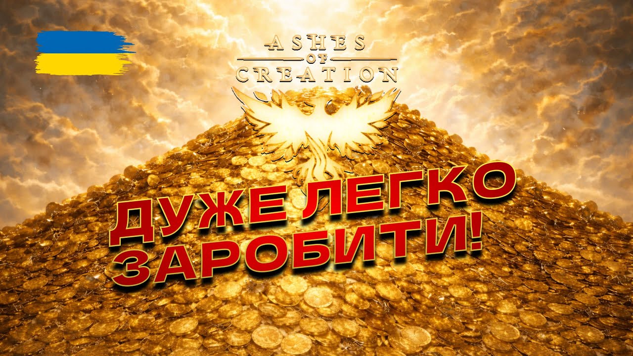 Ashes Of Creation - САМИЙ ЛЕГКИЙ ВАРІАНТ ЗАРОБІТКУ!