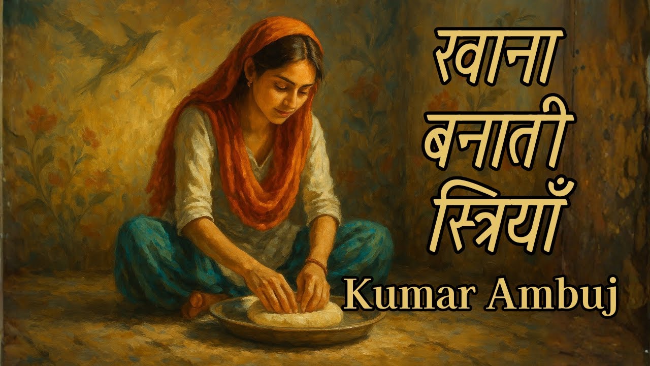#खाना बनाती स्त्रियाँ | Kumar Ambuj की मार्मिक कविता | Indian Woman & Silent Labour #hindipoetry