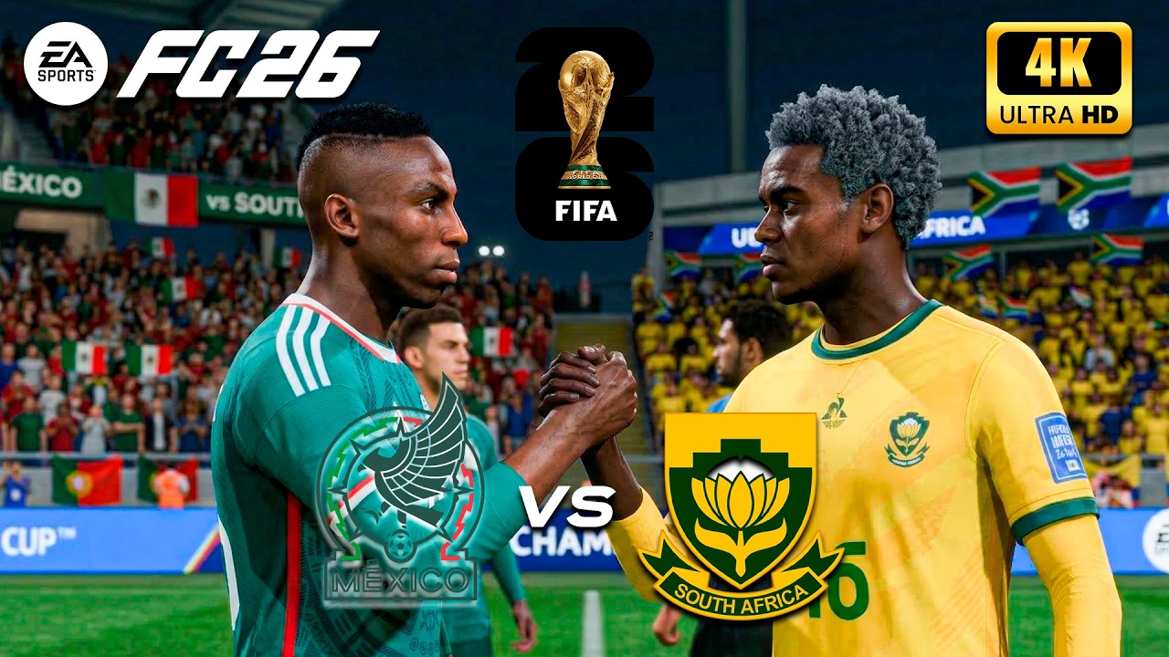 FC 26 World Cup 2026 Mod &ndash; Mexico vs South Africa | Realistic Gameplay 4K60