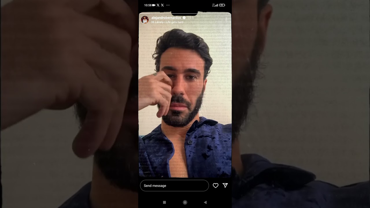 Alejandro Bernardos instagram story