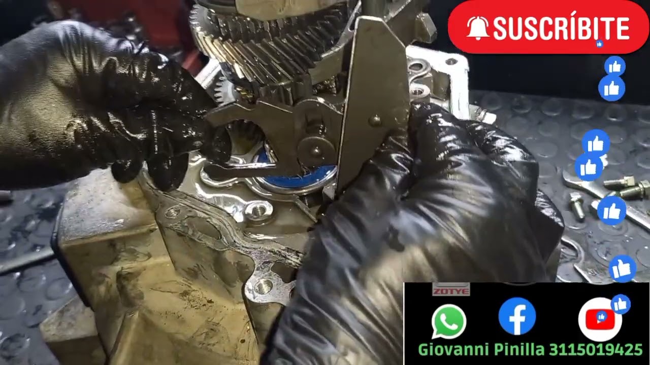 Reparación de caja de velocidades #zotye, #N200, N300 y N400 parte 2
