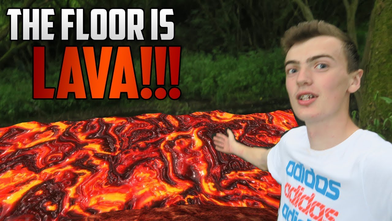 FLOOR IS LAVA CHALLENGE!! FUNNY DAY VLOG!