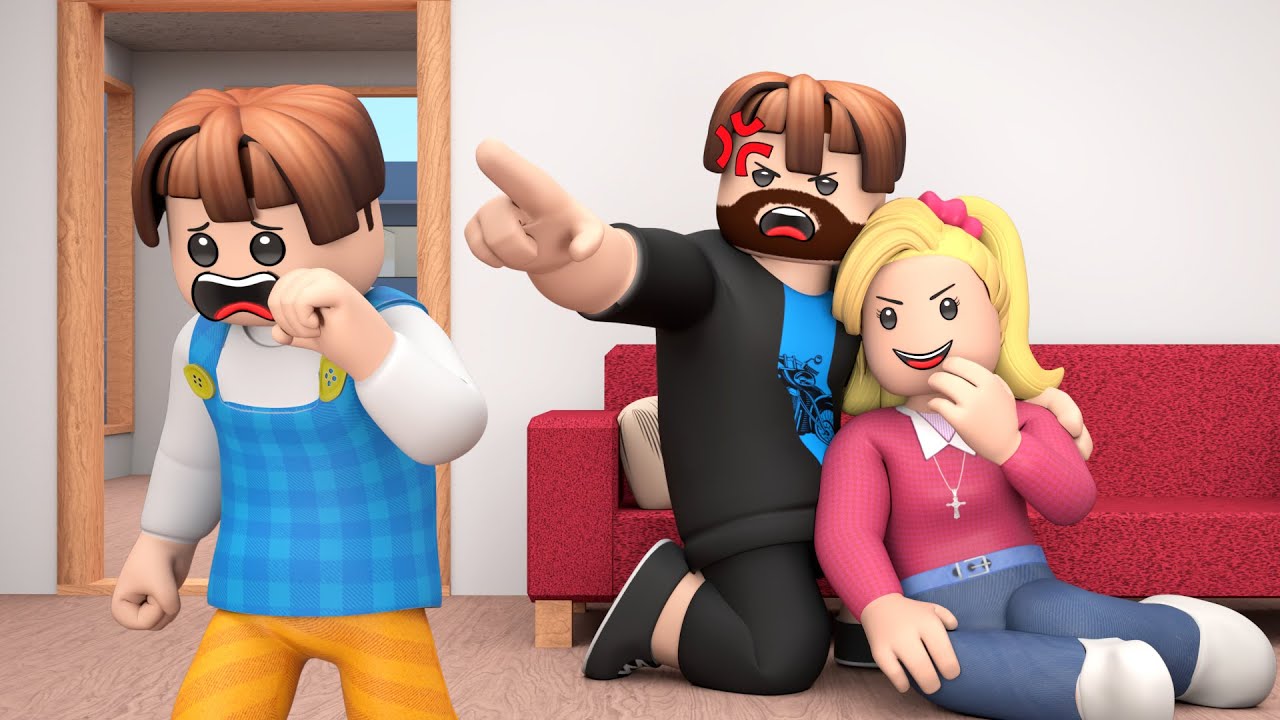 ROBLOX Brookhaven 🏡RP - FUNNY MOMENTS: The Bacon Hair Hates Stepmom | Roblox Edgar