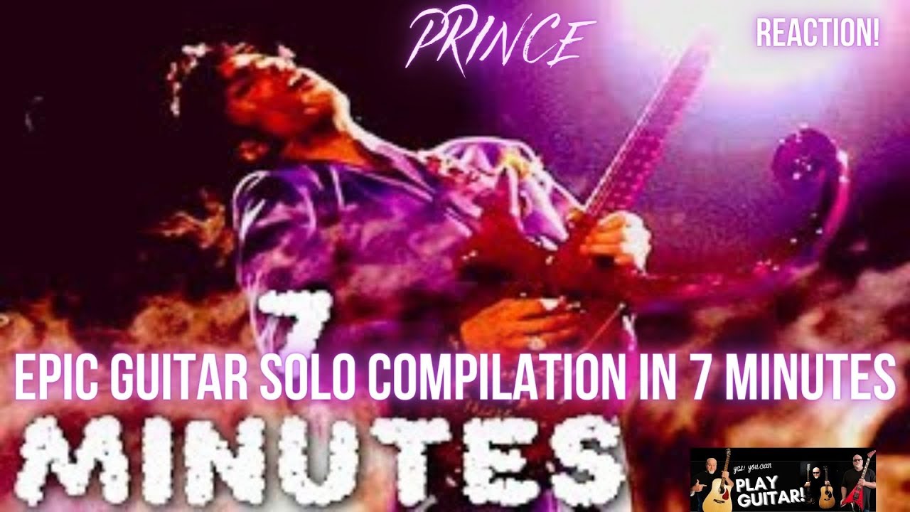 PRINCE - Guitar Solo Compilation in 7 Minutes Reaction!