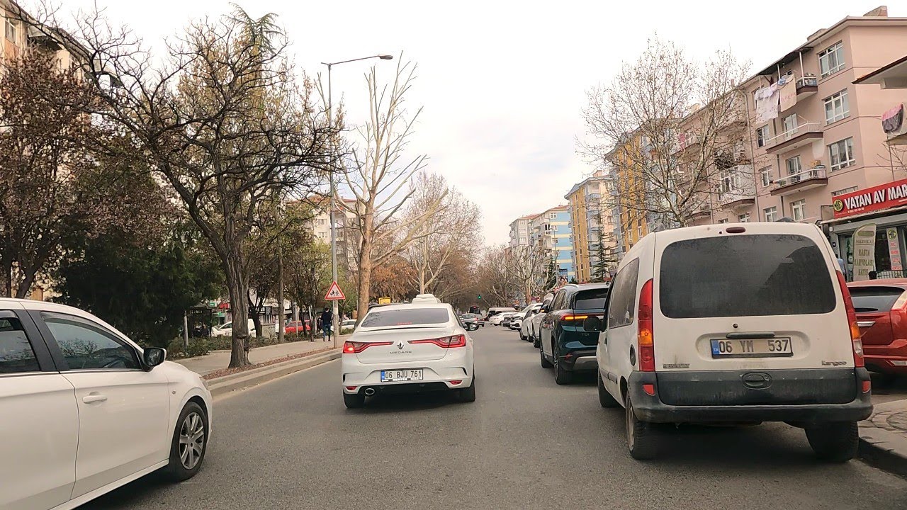 Ankara [4k60fps], Batıkent &Ccedil;akırlar'dan Anıttepe'ye S&uuml;r&uuml;ş - Driving Tour from Batikent to Anittepe