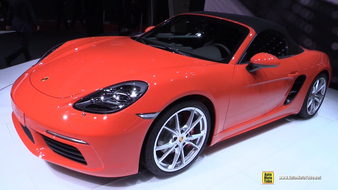 2017 Porsche 718 Boxster S - Exterior and Interior Walkaround - Debut at 2016 Geneva Motor Show