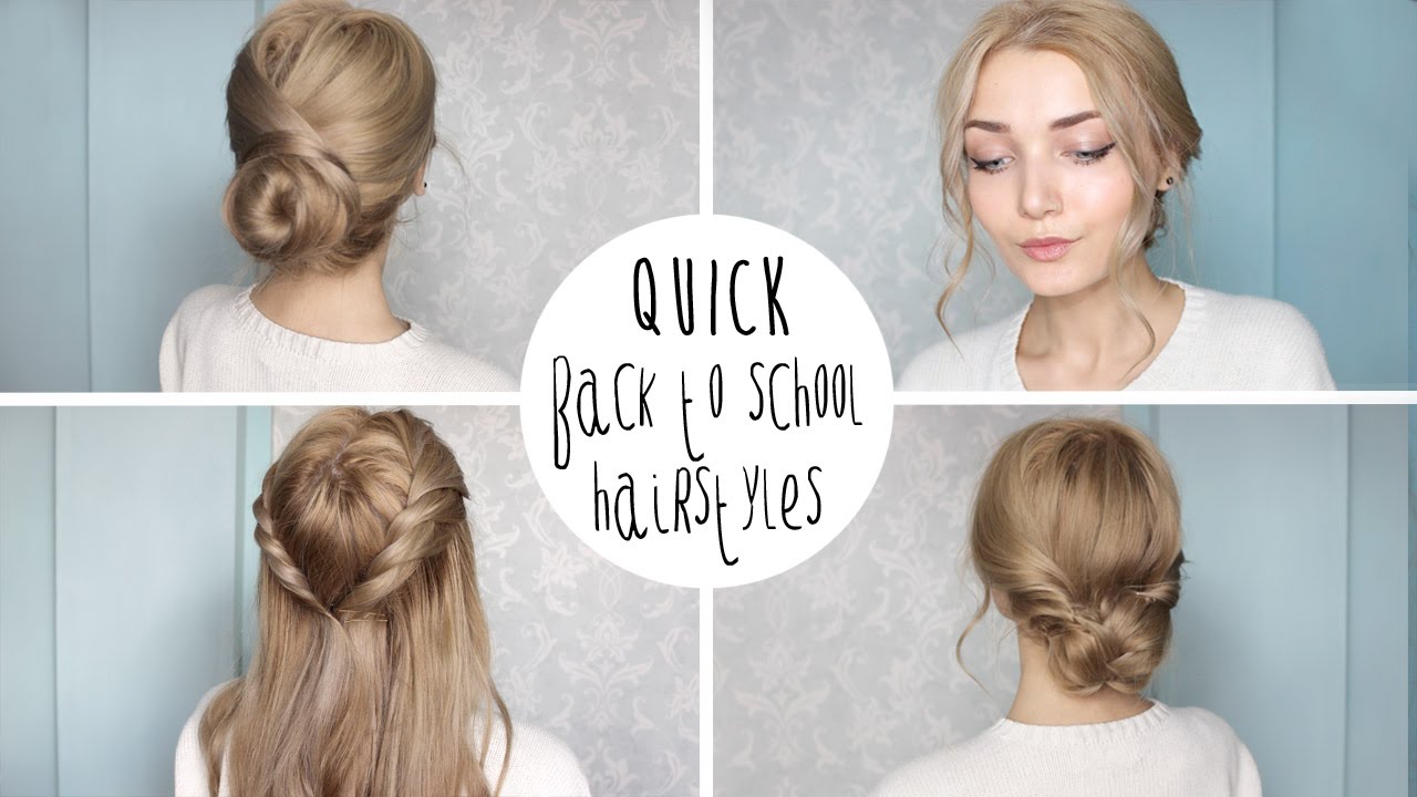 Easy Cute Back To School Hairstyles
