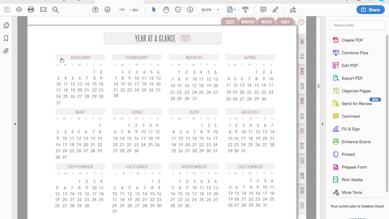 2021 Digital Planner walk through - Designer Printables