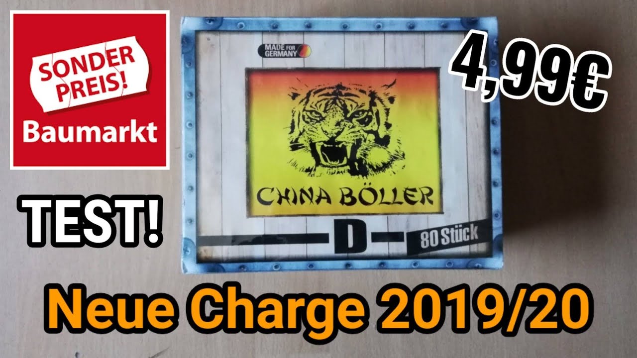 CHINA BÖLLER D SCHINKEN VON LESLI FEUERWERK ÖFFNEN/TESTEN | 4,99€ SONDERPREIS BAUMARKT | Neue Charge