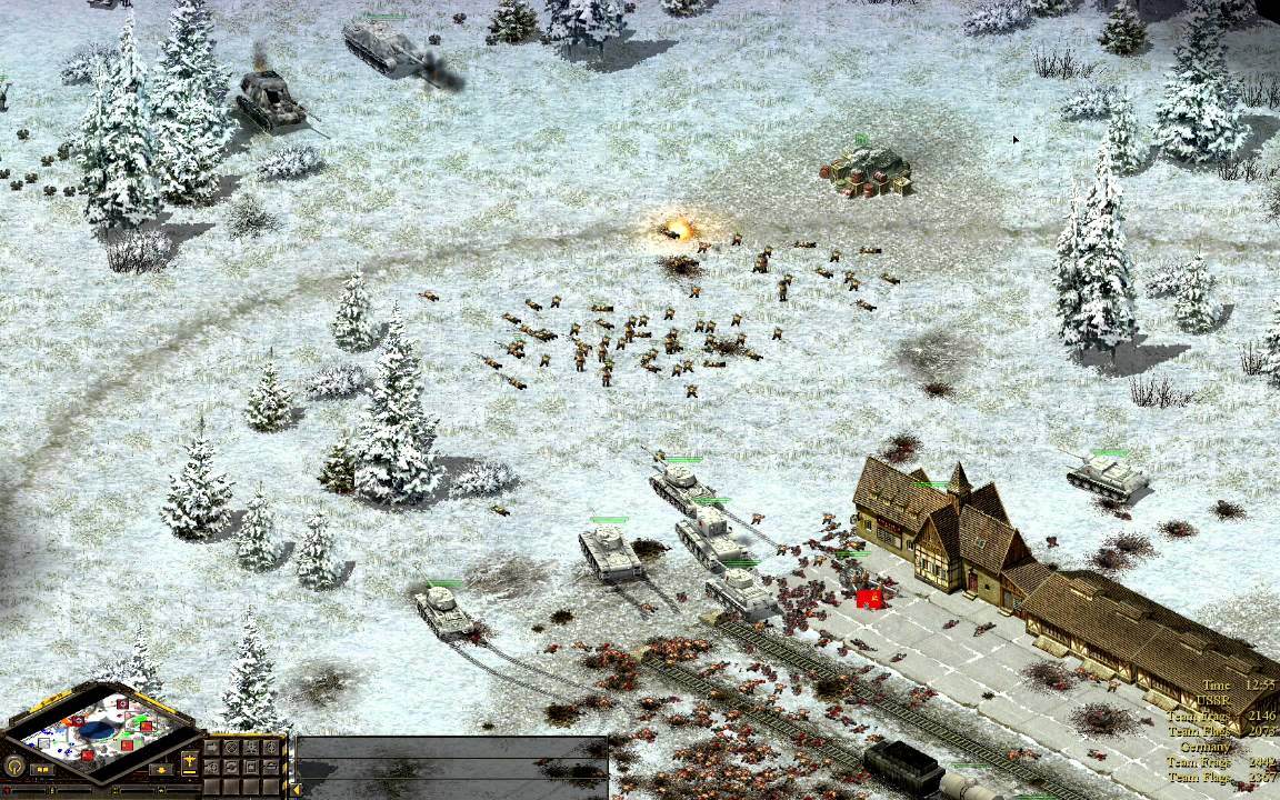 Blitzkrieg multiplayer on map PLD-blitzkrieg 3 vs 3