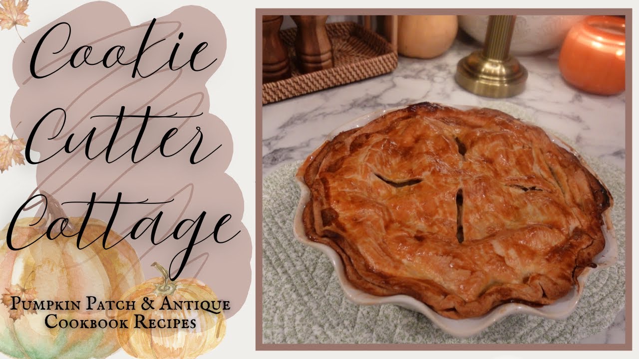 Pumpkin Patch & Antique Cookbook Recipes/ Bake with Me/ Cozy Autumn Morning