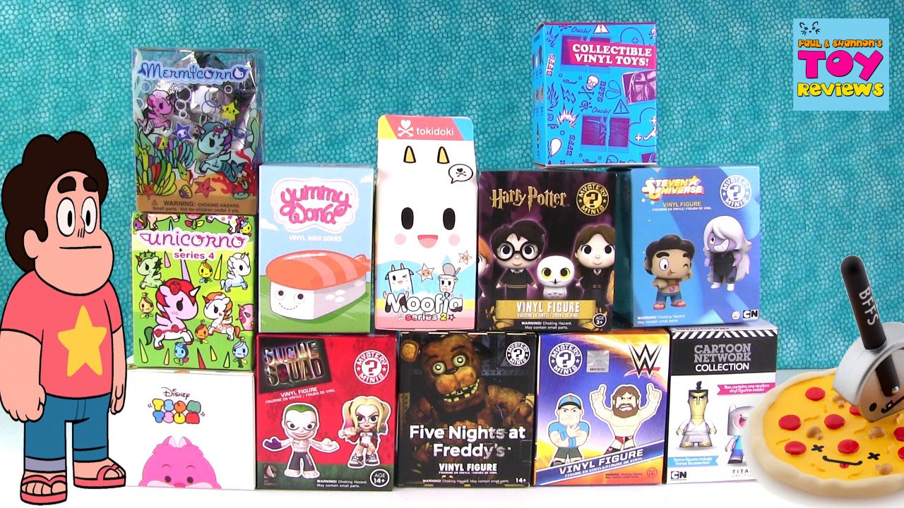 Vinyl Figure Palooza Disney BFFS Yummy World Steven Universe Blind Box Opening | PSToyReviews