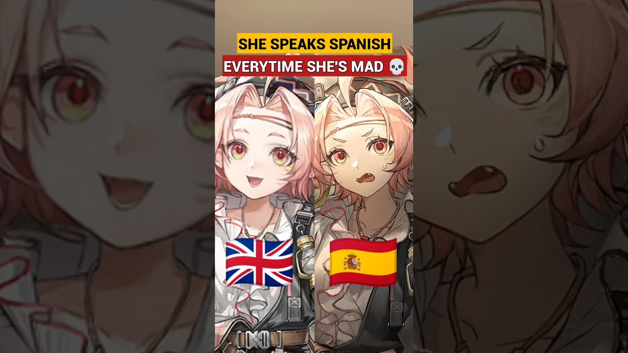 She speaks Spanish everytime she's mad 💀
