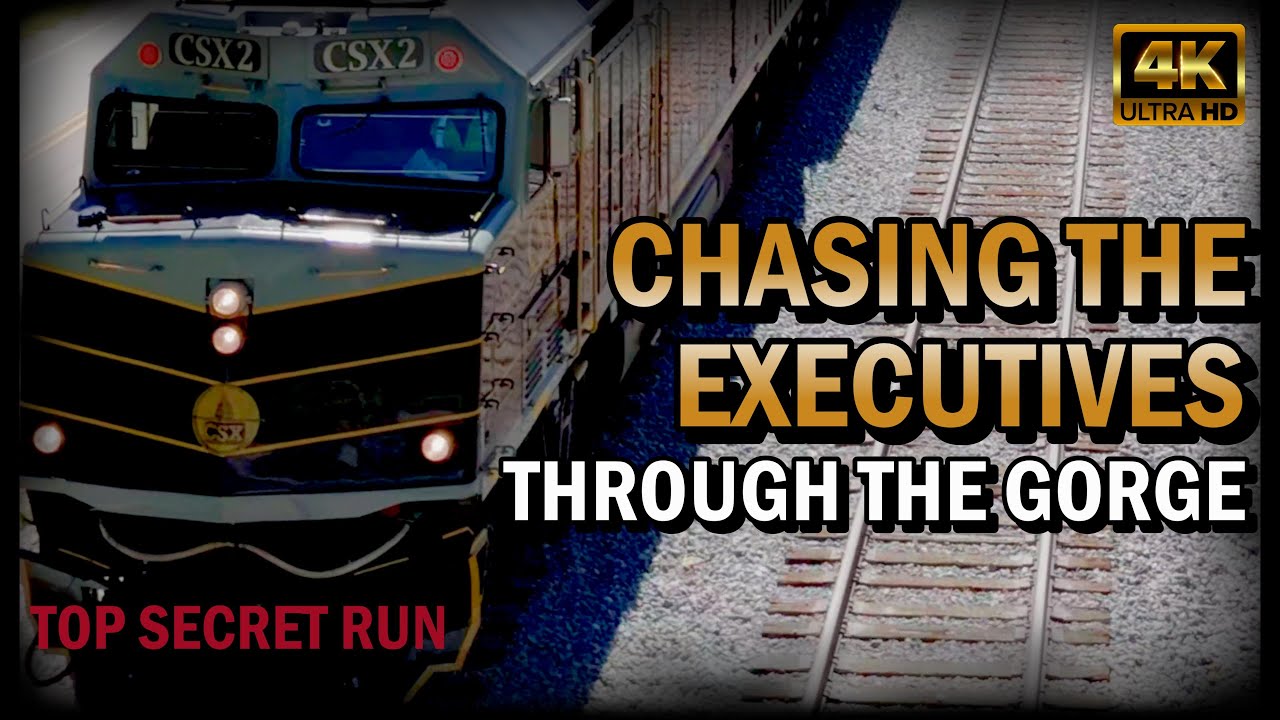 THE EXECUTIVE TRAIN: Pursuing the Top Brass Party into the Gorge