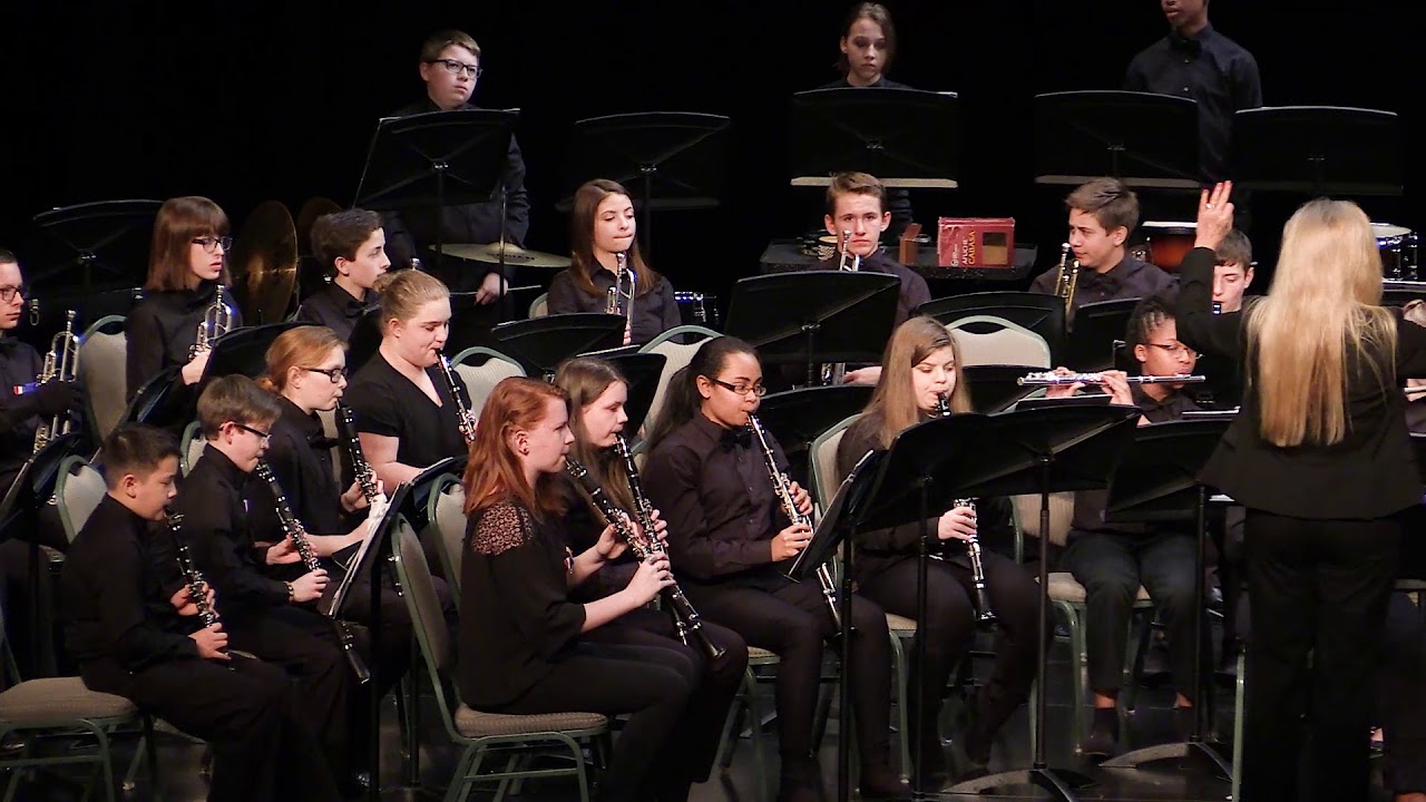 Mac Williams MS Symphonic Band - Two British Folk Songs - Elliot Del Borgo