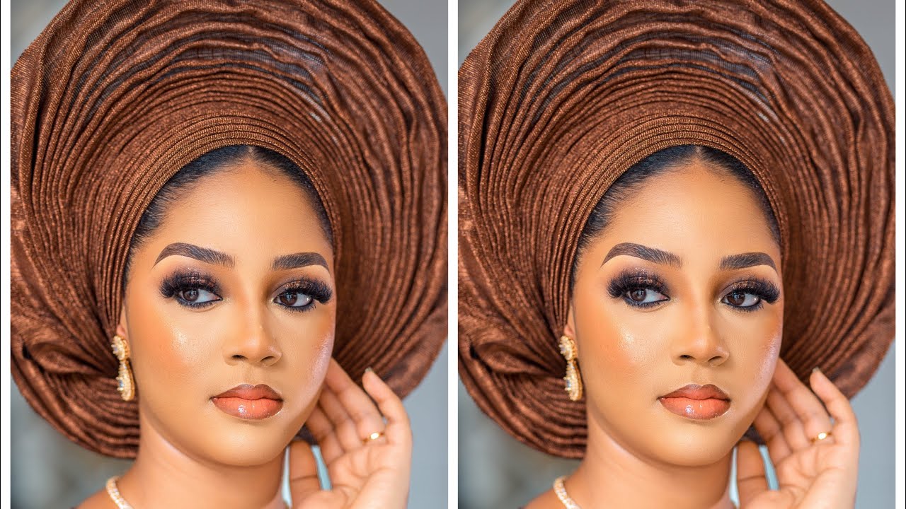 How to tie bridal gele #shorts #gele #diy #100daysytshorts #suziestouches #shorts
