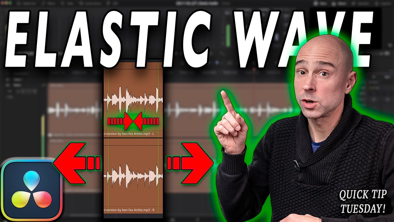 Elastic Wave (Audio Retiming) Tool in DaVinci Resolve 17 | Quick Tip Tuesday!