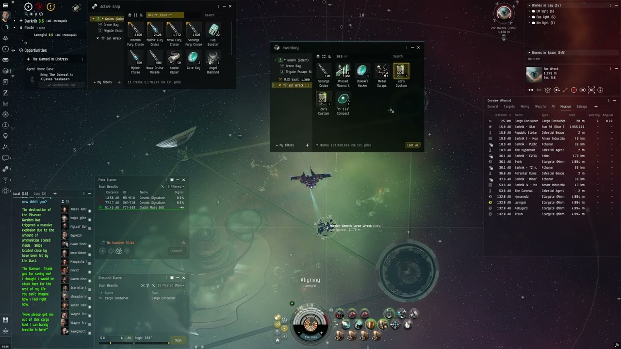 Eve Online - Hyper link dropped from Damsel in Distress mission