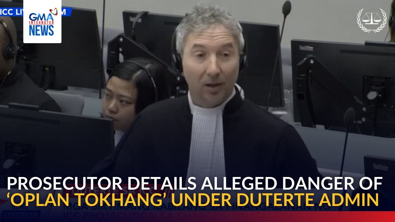 ICYMI - Prosec details alleged danger of ‘Oplan Tokhang’ under FPRRD admin | GMA Integrated News