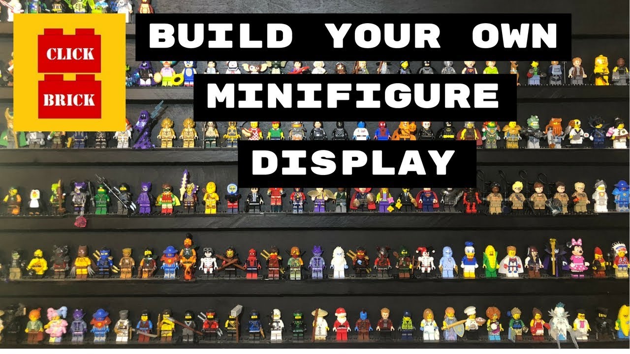 build your own minifigure display, for under $40!