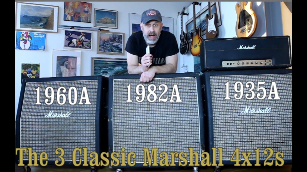 The 3 Marshall 4x12 Versions - 1960A Vs 1982A Vs 1935A