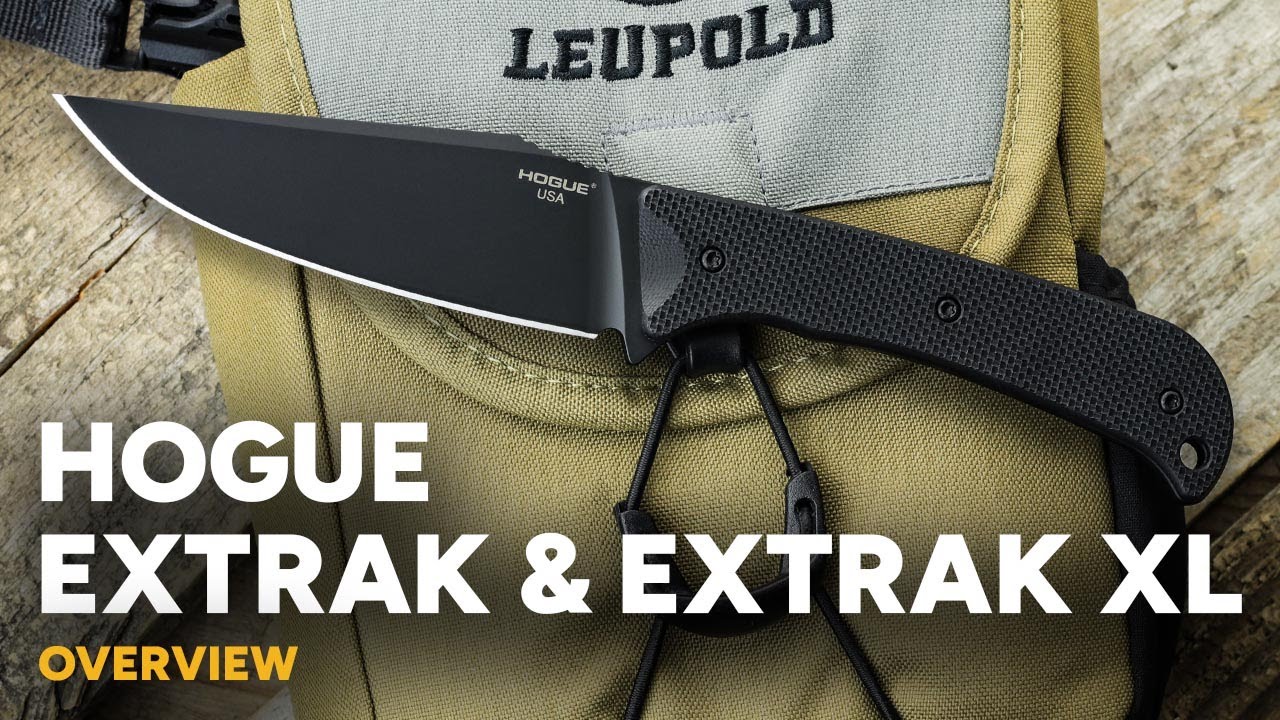 Hogue Extrak & Extrak XL - CPM-M4/MagnaCut Fixed Blades - Overview