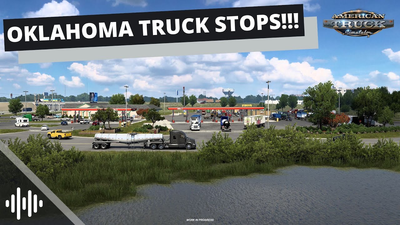 OKLAHOMA DLC - TRUCK STOPS!!! | American Truck Simulator (ATS) Oklahoma DLC | Prime News