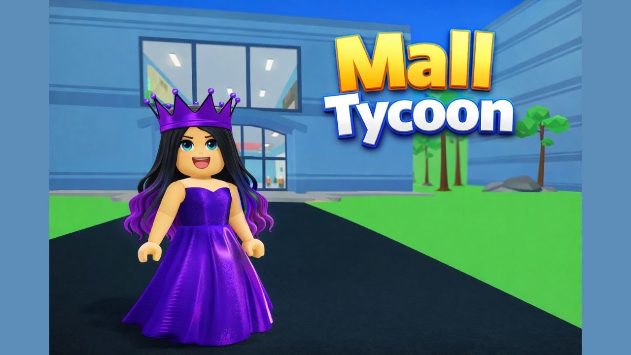 Я построил свой собственный торговый центр… А потом ходил по магазинам повсюду | Mall Tycoon Roblox