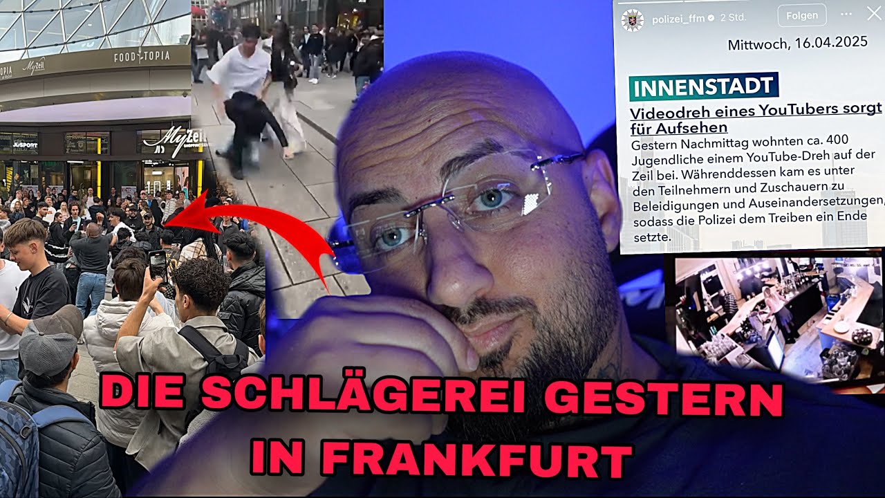 ARROGANTE PATE SHANI DER ALBANER ESKALTION😳... FRANKFURT FETZEREI BEI MIR IM VIDEO ‼️