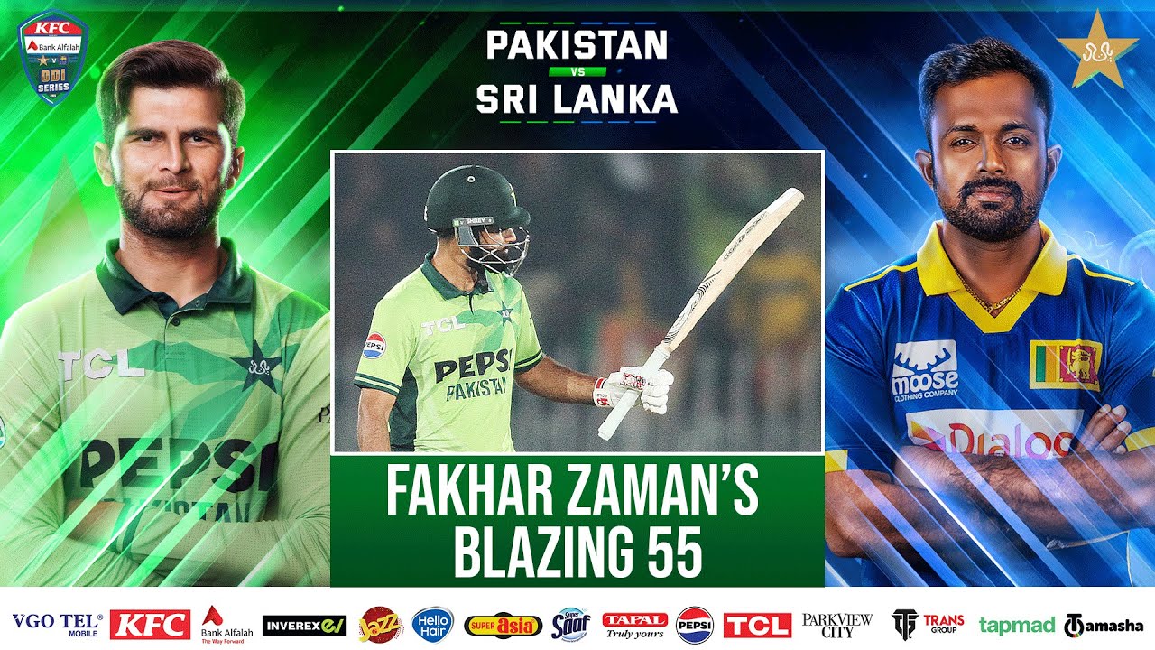 Fakhar Zaman&rsquo;s Blazing 55 | Pakistan vs Sri Lanka ODI series 2025 | 3rd ODI | PCB | M2S1U