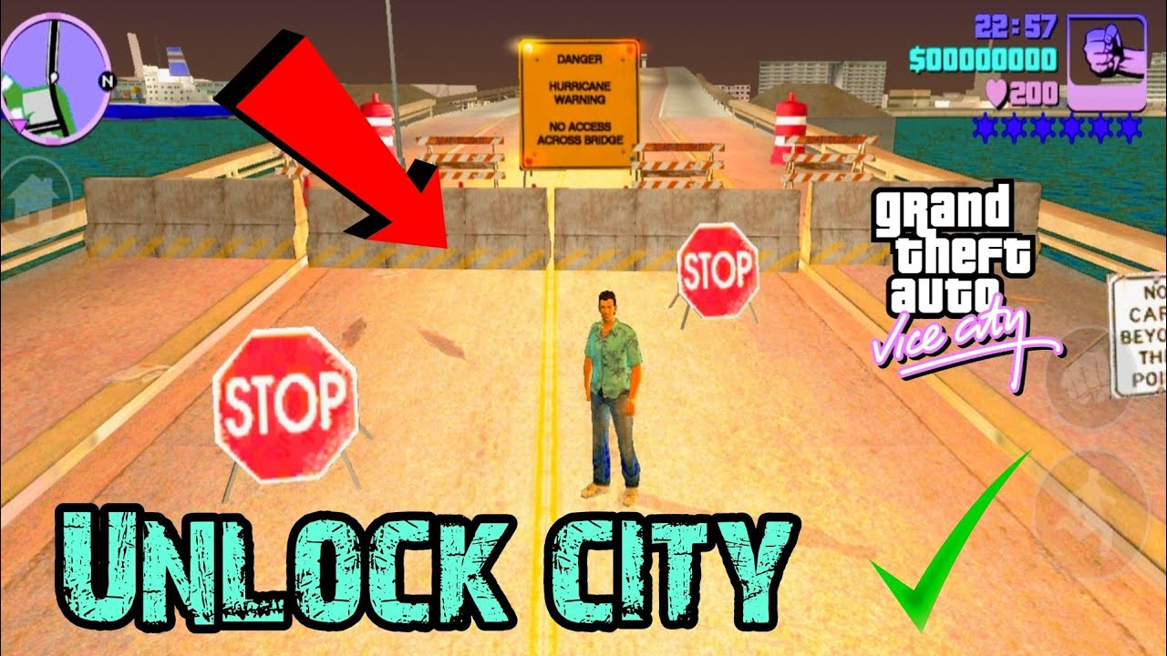 How to unlock full map in gta vice city in android | Hidden Place #GTAVC Secret Locked