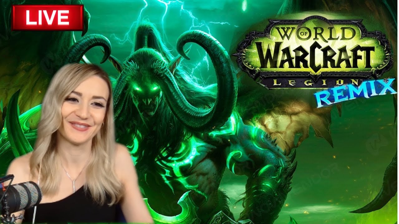 🔴LIVE | LEGION REMIX World of Warcraft, Housing & all the other grind in WoW | ROSABERRY