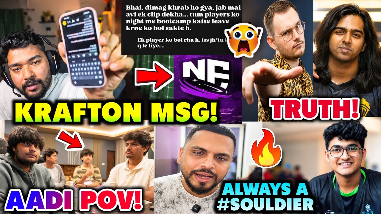 KRAFTON Action on Nebula! 🚨, SID Break Silence, Team Soul Rumors, Spower Approach, AADI Reply MATTER