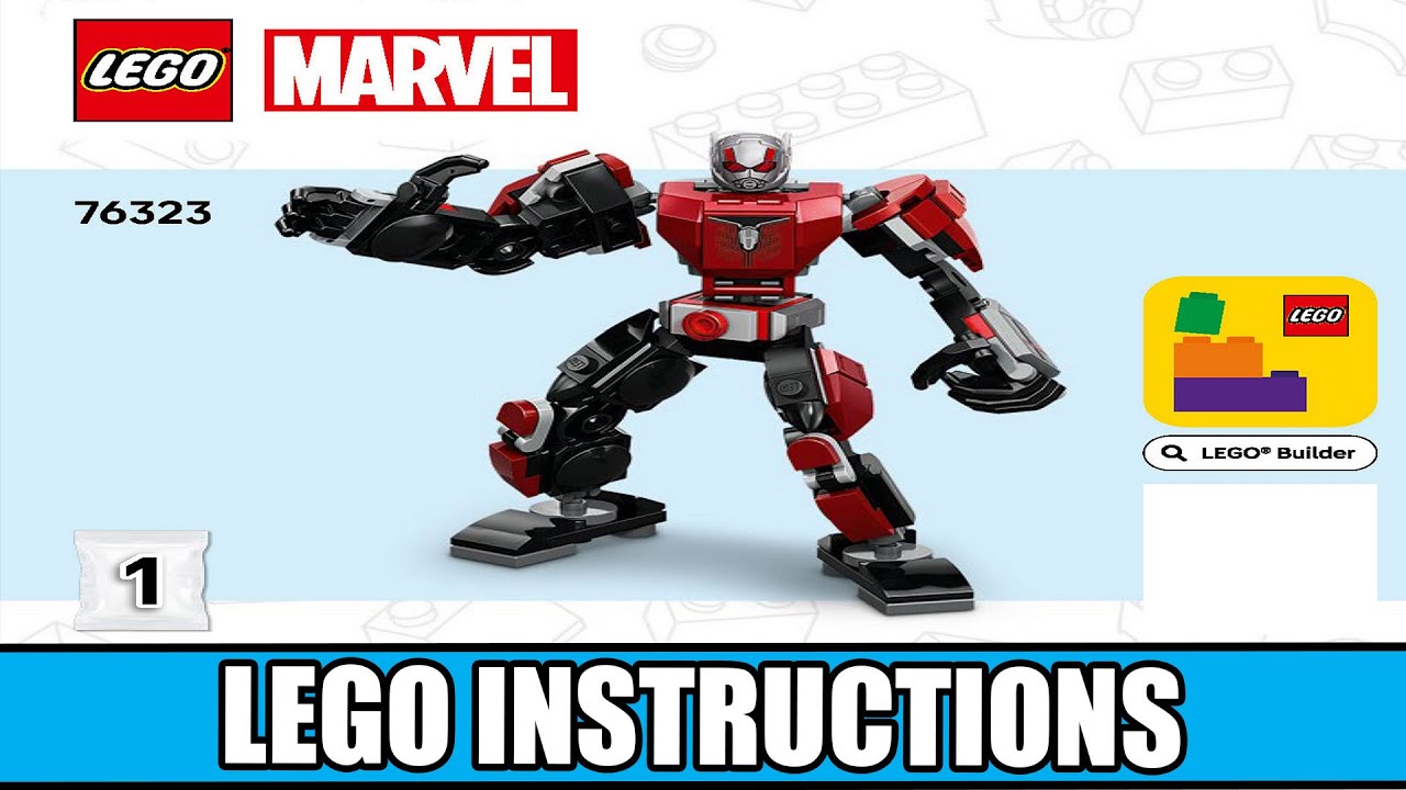LEGO Instructions - Marvel Super Heroes - 76323 - Avengers: Endgame Final Battle (Book 1)