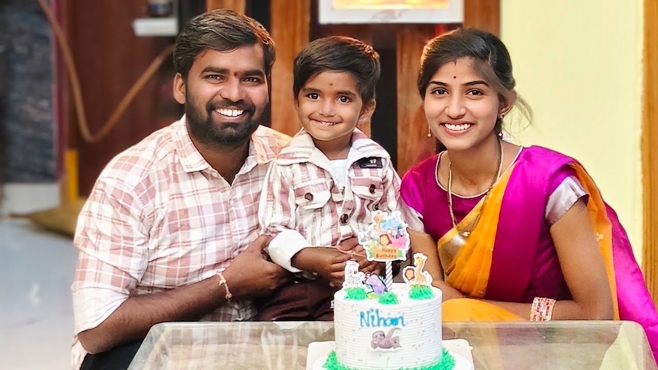 చిన్నోడి BIRTHDAY CELEBRATION 🎉//sindhu mateti//5star venky//Nihan//birthday video