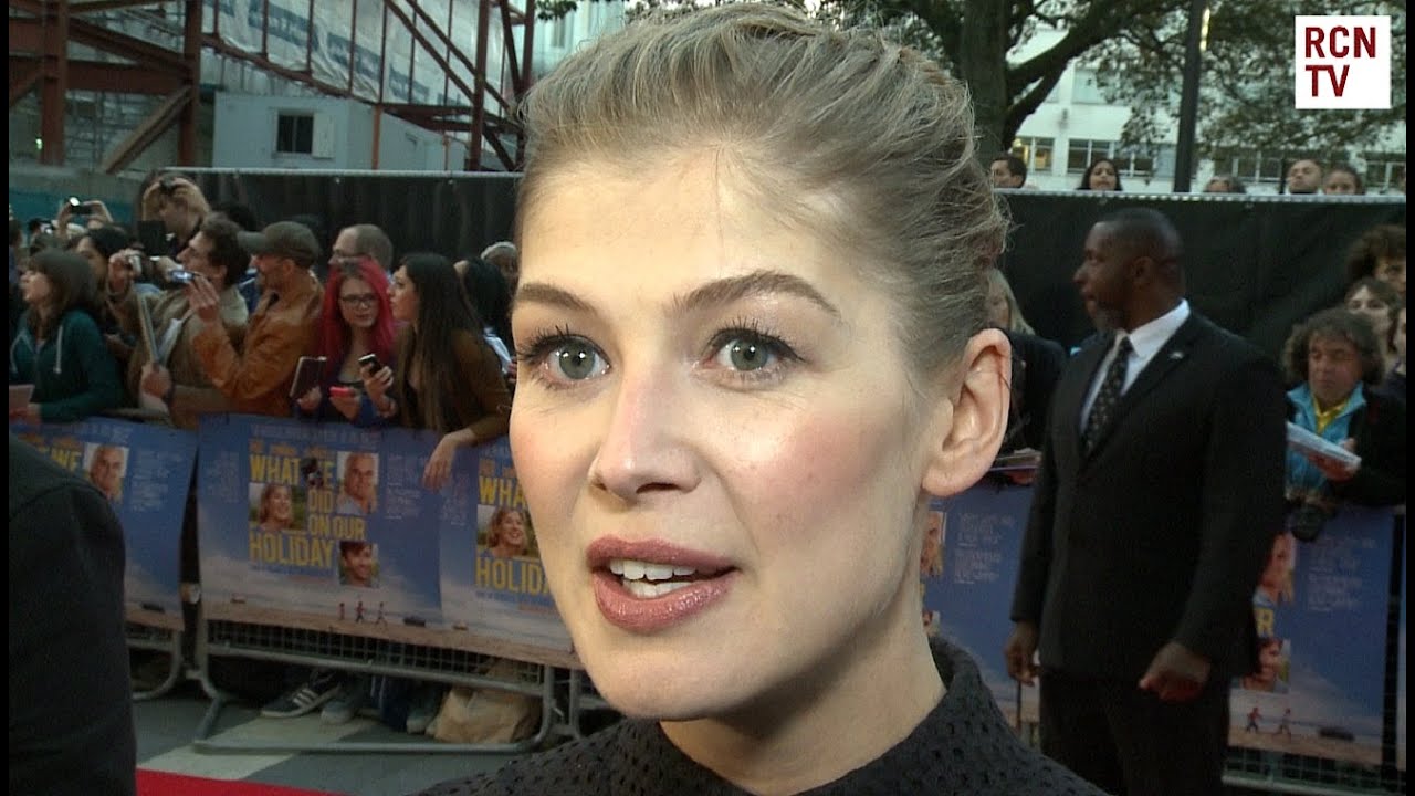 Rosamund Pike Interview - David Tennant & Gone Girl - What We Did On Our Holiday Premiere